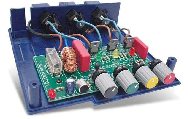 Juego de luces de 3 canales con micrófono