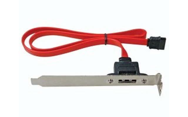 SATA HEMBRA A eSATA HEMBRA EN SOPORTE - 0.5m