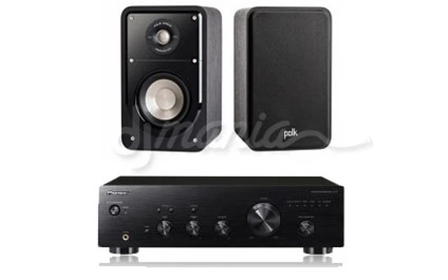 Pioneer A-10-K + 2x Polk Audio S15