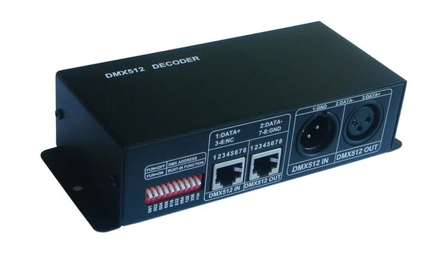 Controlador DMX para tiras LEDs 3 canales