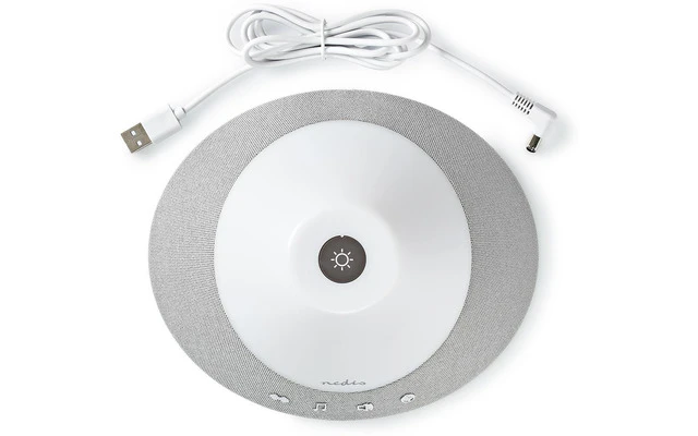 Máquina de Sonido de Ruido Blanco - 4 W - Tiempo de Reproducción de Hasta 5 Horas - Luz LED