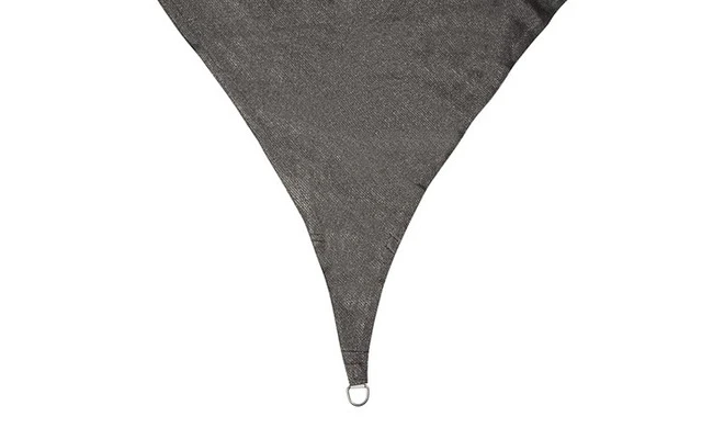 Vela de sombra permeable - Triangular - 5 x 5 m x 5 m - color gris oscuro