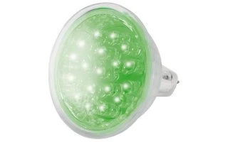 Lámpara LED 12V/MR16 VERDE