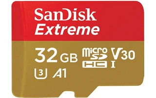 Sandisk Extreme 32Gb microSDHC , Clase 10 , V30 , A1