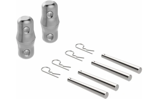 Trabes kit de unión P30 plano: 2 bulones, 4 pasadores y 4 clips R