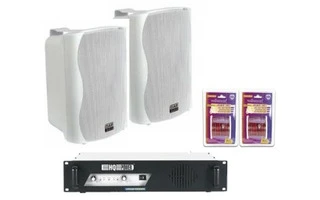 Pack: Etapa Vpa2100 + altavoces Pr-62 Blanco+ Cable 10m Rojo Negro X2