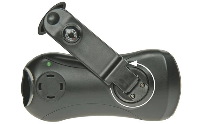Linterna Dinamo con 5 LEDs - 3 en 1 + Salida USB