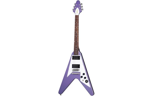 Epiphone Kirk Hammett 1979 Flying V Purple Metallic