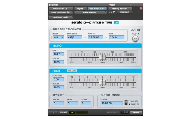 Serato Pitch'N Time LE 3.0 Digital License