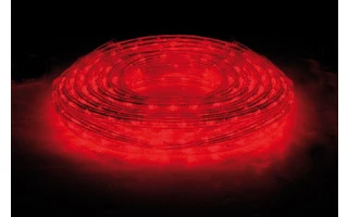 Juego de manguera de LED con controlador - Rojo - 10m