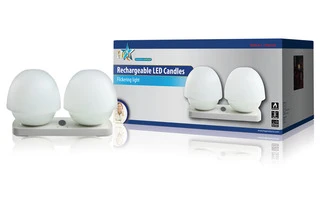 Luz LED tipo vela RGB recargable HQ