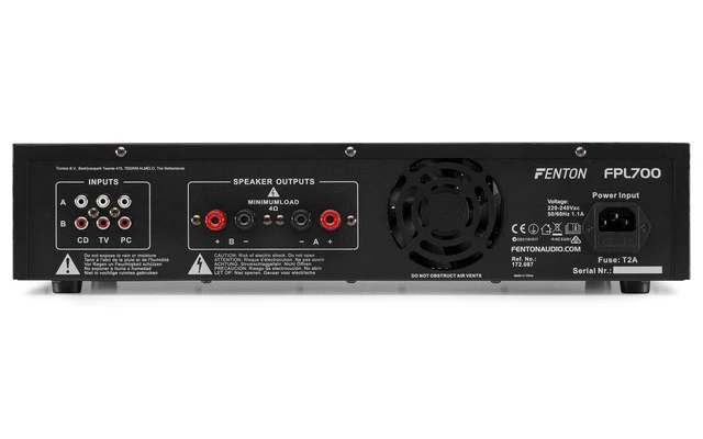 Fenton FPL700 Digital Amplifier Blue LED + EQ