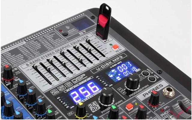 Power Dynamics PDM-S604 Mezclador analogico 6 canales Profesional