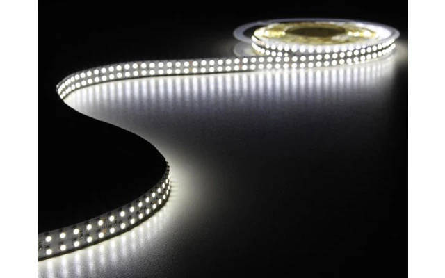 CINTA DE LEDs FLEXIBLE - COLOR BLANCO FRÍO 6500K - 1200 LEDs - 5m - 24V