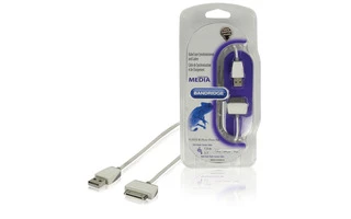 Cable de carga y sincronización para iPod/iPhone/iPad de 1.00 m