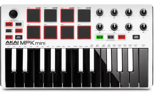 Akai MPK Mini MK2 Blanco