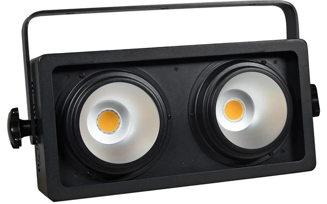 Eurolite Set 4x Audience Blinder 2x100W LED COB WW + Case