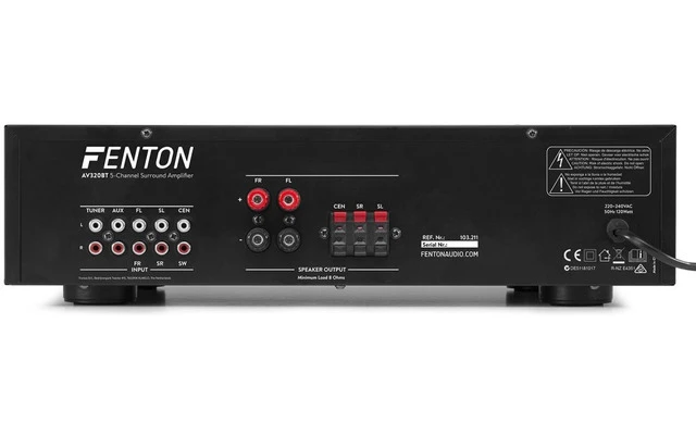 Fenton AV320BT Amplificador Surround 5 Canales