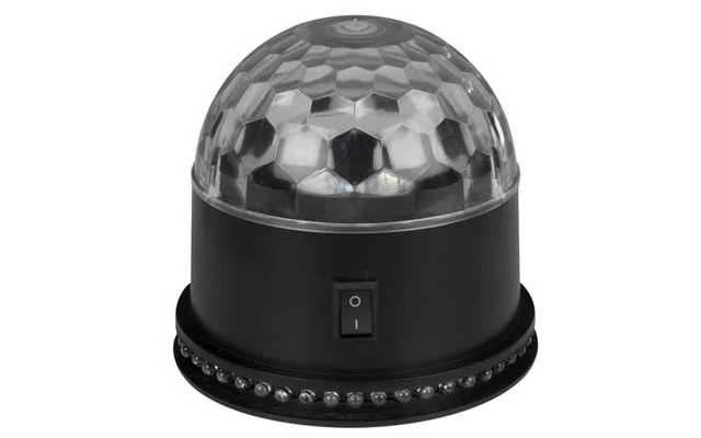 Iluminación bola disco con 48 LEDs 5mm