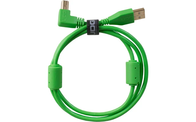 UDG Ultimate Cable USB 2.0 A-B - Verde - Acodado 3 metros