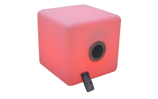 Cubos LEDs - 20x20cm - IP44 / Bluetooth / Altavoz incorporado