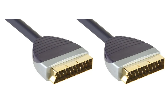Cable de Audio Vídeo SCART de Rendimiento de Primera Clase 1.0 m