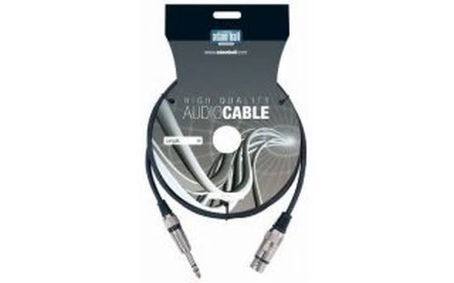 Adam Hall - Cable balanceado 3m hembra XLR a 6.3 mm stereo jack