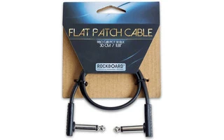 RockBoard Flat Patch Cable Black 30 Cm