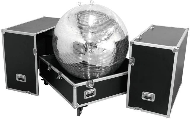 Roadinger Flightcase Bola de espejos 100cm