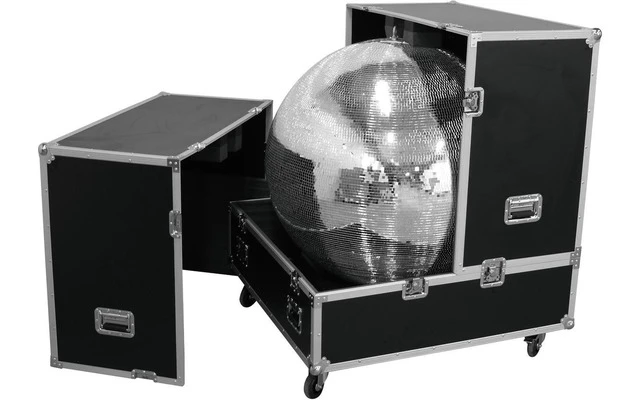 Roadinger Flightcase Bola de espejos 100cm