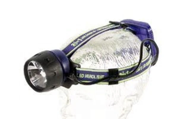 Linterna Frontal 2 en 1 con Bombilla Halógena y LED
