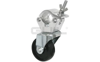 Guil ABZ-03/R Abrazadera de aluminio con rueda. Para tubo de Ø 45-52 mm