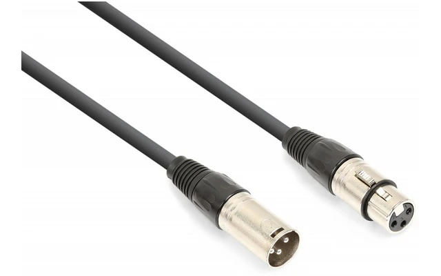 Vonyx DMX Cable 3-Pin XLR Macho - XLR Hembra 3m (110Ohm)