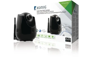 Cámara IP con desplazamiento vertical y horizontal para vídeovigilancia remota en interiores, ne
