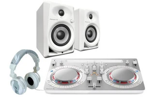 Pioneer DDJ WeGo 4 Blanco + DM-40 Blanco