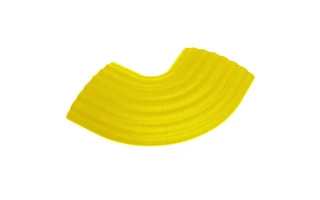 Defender Office - 90° Curve yellow for 85160 Cable Crossover 4-c