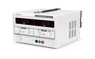 FUENTE DE ALIMENTACIÓN DC PARA LABORATORIO 0-30 VDC / 0-10 A MÁX. CON 2 PANTALLAS LED