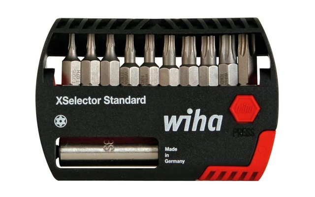 XSELECTOR ESTÁNDAR JUEGO DE PUNTAS TORX® H+ CENTRE - SURTIDO - 11 UDS. - WIHA - SB7944-505TR
