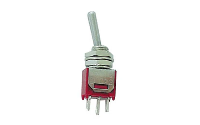 INTERRUPTOR DE PALANCA SUBMINIATURA SPDT VERTICAL ON-ON