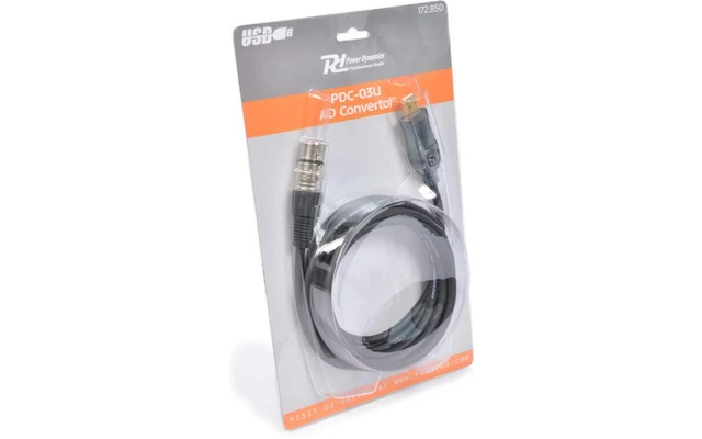 Imagenes de Power Dynamics PDC-03U Cable micro conversor AD XLR-USB