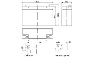 BATERÍA DE PLOMO-ÁCIDO 6V-10Ah