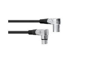 Omnitronic Cable acodado XLR  1.5 metros 