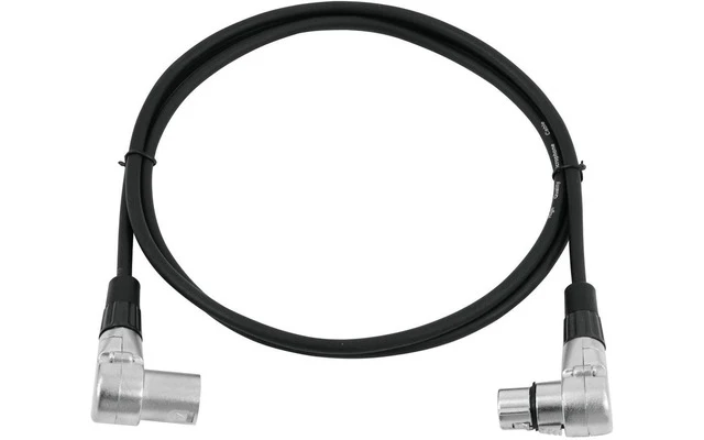 Omnitronic Cable acodado XLR  1.5 metros 