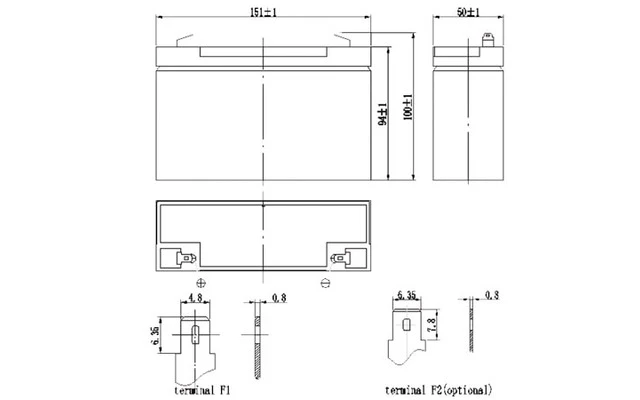 BATERÍA DE PLOMO-ÁCIDO 6V-10Ah