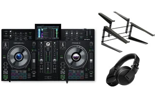 Denon DJ Prime 2 + Pioneer HDJ-X5 + Ibiza Slap 190