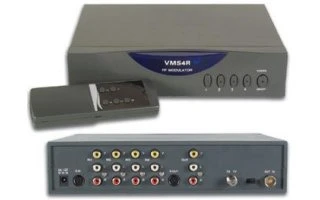 Conmutador Audio/Video con mando a distancia