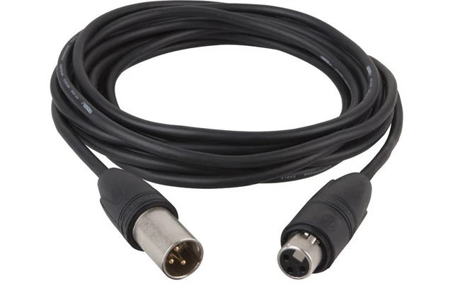 DAP FL82 - IP65 DMX/AES-EBU XLR/M 3P to XLR/F 3P Neutrik XX HD , 20 metros