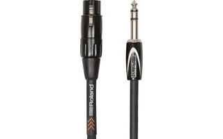 Roland RCC3TRXF Cable serie Black XLR hembra a jack estéreo 1 m