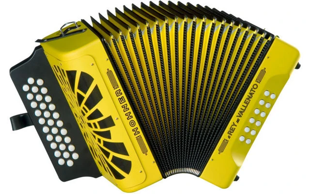 Hohner El Rey del Vallenato GCF amarillo