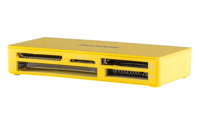 Lector de tarjetas USB Barcelona en amarillo - Sweex NPCR1080-05